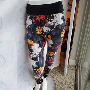 Handmade Drop Crotch Floral Leggings